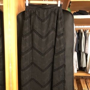 Black Myne long skirt